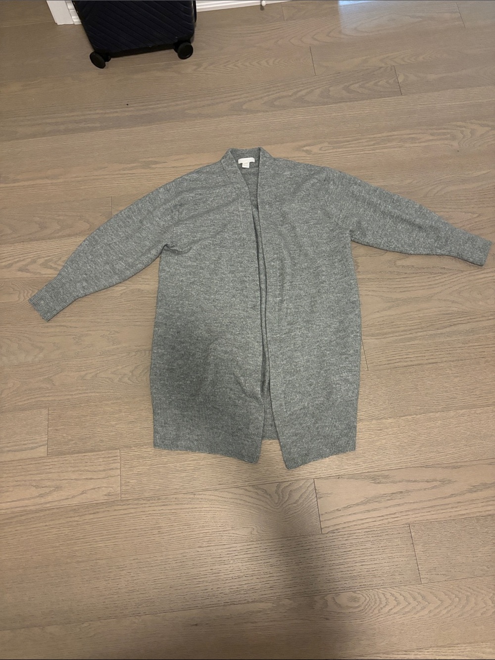 Hm Long grey cardigan